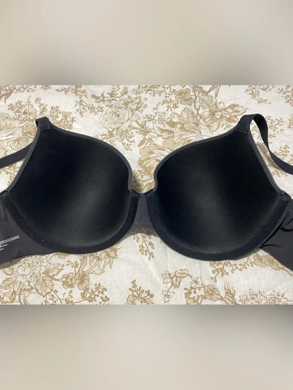 Skims Black Fits Everybody T-Shirt Bra 38C - Picture 5 of 8